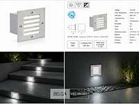 6 x led trapverlichting 3w - 6400k koud wit – ip54 – akik - afbeelding 6 van  6