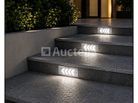 6 x led trapverlichting 3w - 6400k koud wit – ip54 – beril - afbeelding 2 van  5