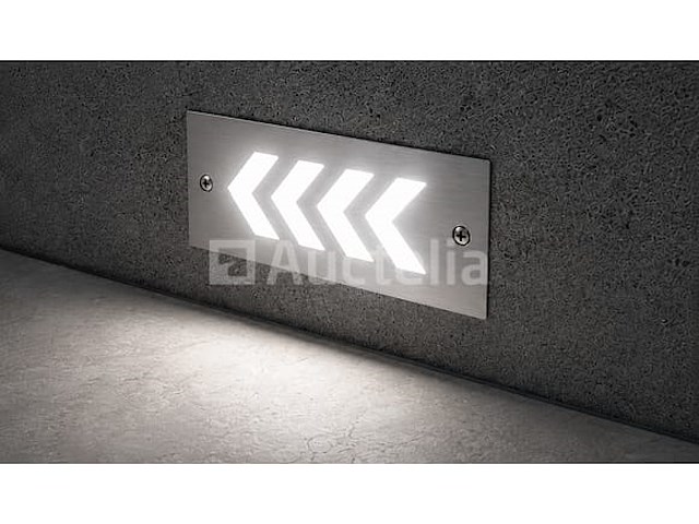 6 x led trapverlichting 3w - 6400k koud wit – ip54 – beril - afbeelding 3 van  5
