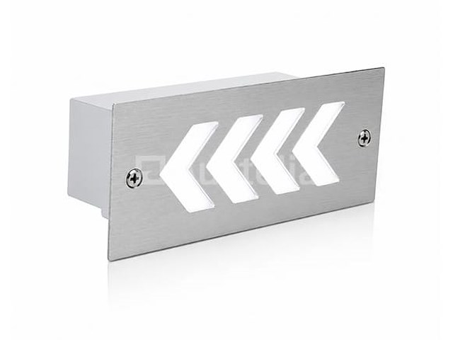 6 x led trapverlichting 3w - 6400k koud wit – ip54 – beril - afbeelding 4 van  5