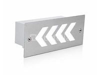 6 x led trapverlichting 3w - 6400k koud wit – ip54 – beril - afbeelding 4 van  5