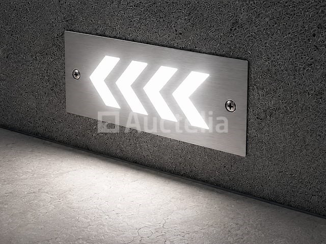 6 x led trapverlichting 3w - 6400k koud wit – ip54 – beril - afbeelding 4 van  5