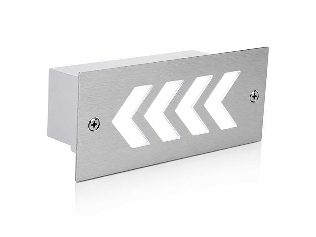 6 x led trapverlichting 3w - 6400k koud wit – ip54 – beril - afbeelding 2 van  5