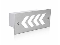 6 x led trapverlichting 3w - 6400k koud wit – ip54 – beril - afbeelding 2 van  5