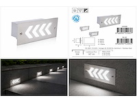 6 x led trapverlichting 3w - 6400k koud wit – ip54 – beril - afbeelding 5 van  5