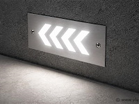 6 x led trapverlichting 3w - 6400k koud wit – ip54 – beril - afbeelding 3 van  5