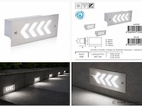 6 x led trapverlichting 3w - 6400k koud wit – ip54 – beril - afbeelding 5 van  5
