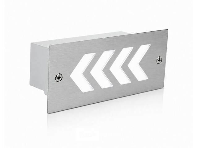 6 x led trapverlichting 3w - 6400k koud wit – ip54 – beril - afbeelding 3 van  6
