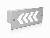 6 x led trapverlichting 3w - 6400k koud wit – ip54 – beril - afbeelding 3 van  6
