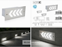 6 x led trapverlichting 3w - 6400k koud wit – ip54 – beril - afbeelding 6 van  6