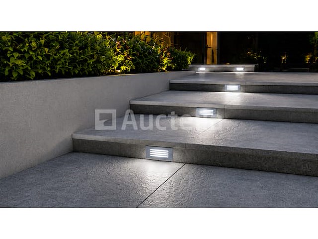 6 x led trapverlichting 3w - 6400k koud wit – ip54 – oltu - afbeelding 5 van  5
