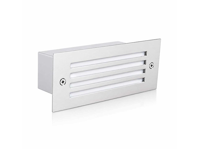 6 x led trapverlichting 3w - 6400k koud wit – ip54 – oltu - afbeelding 2 van  5