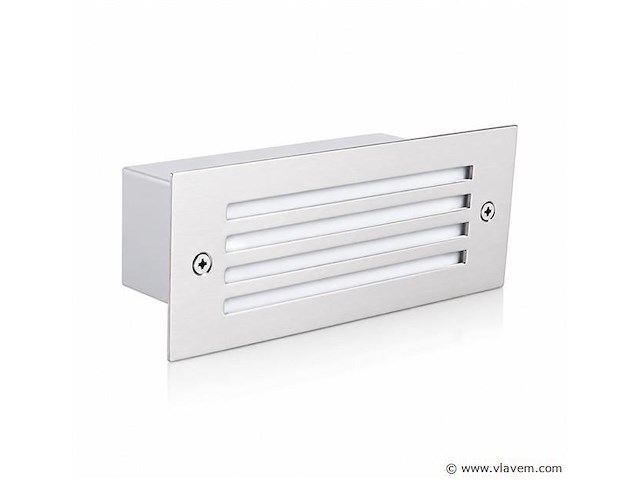 6 x led trapverlichting 3w - 6400k koud wit – ip54 – oltu - afbeelding 2 van  5