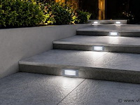6 x led trapverlichting 3w - 6400k koud wit – ip54 – oltu - afbeelding 3 van  5