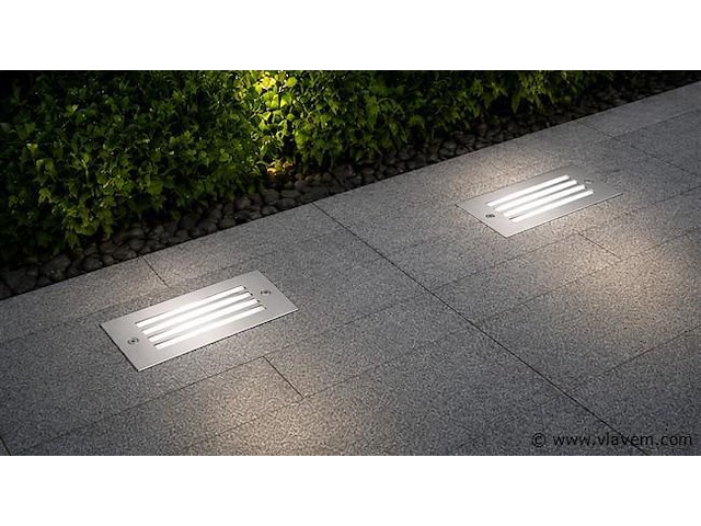 6 x led trapverlichting 3w - 6400k koud wit – ip54 – oltu - afbeelding 1 van  5
