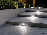 6 x led trapverlichting 3w - 6400k koud wit – ip54 – oltu - afbeelding 3 van  5