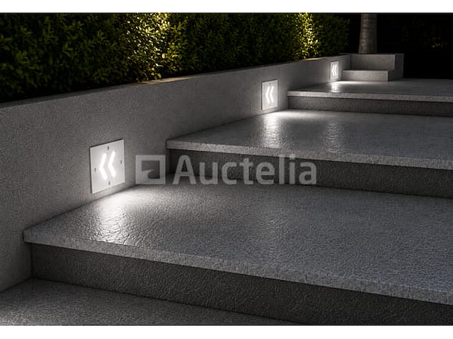 6 x led trapverlichting 3w - 6400k koud wit – ip54 – oniks - afbeelding 5 van  5