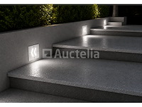 6 x led trapverlichting 3w - 6400k koud wit – ip54 – oniks - afbeelding 5 van  5