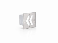 6 x led trapverlichting 3w - 6400k koud wit – ip54 – oniks - afbeelding 1 van  5