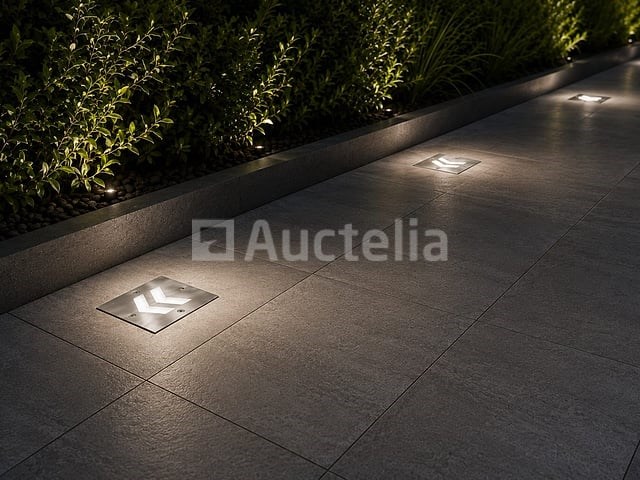 6 x led trapverlichting 3w - 6400k koud wit – ip54 – oniks - afbeelding 2 van  5