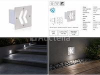 6 x led trapverlichting 3w - 6400k koud wit – ip54 – oniks - afbeelding 5 van  5
