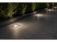6 x led trapverlichting 3w - 6400k koud wit – ip54 – oniks - afbeelding 1 van  5