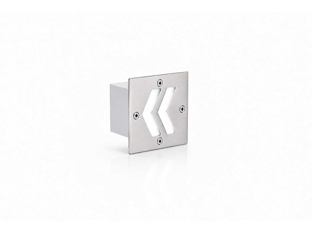 6 x led trapverlichting 3w - 6400k koud wit – ip54 – oniks - afbeelding 2 van  5