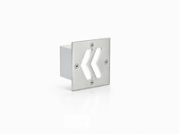 6 x led trapverlichting 3w - 6400k koud wit – ip54 – oniks - afbeelding 3 van  6