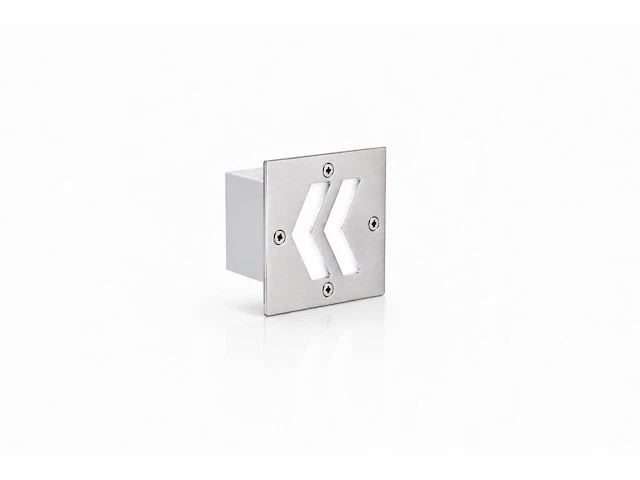6 x led trapverlichting 3w - 6400k koud wit – ip54 – oniks - afbeelding 2 van  5
