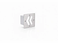 6 x led trapverlichting 3w - 6400k koud wit – ip54 – oniks - afbeelding 2 van  5