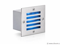 6 x led trapverlichting 3w - blauw – ip54 – akik - afbeelding 2 van  5