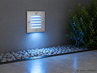 6 x led trapverlichting 3w - blauw – ip54 – akik - afbeelding 3 van  5