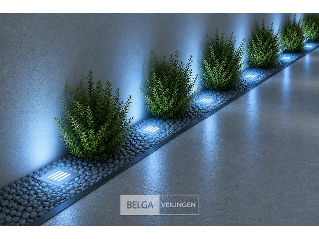 6 x led trapverlichting 3w - blauw – ip54 – akik - afbeelding 2 van  6