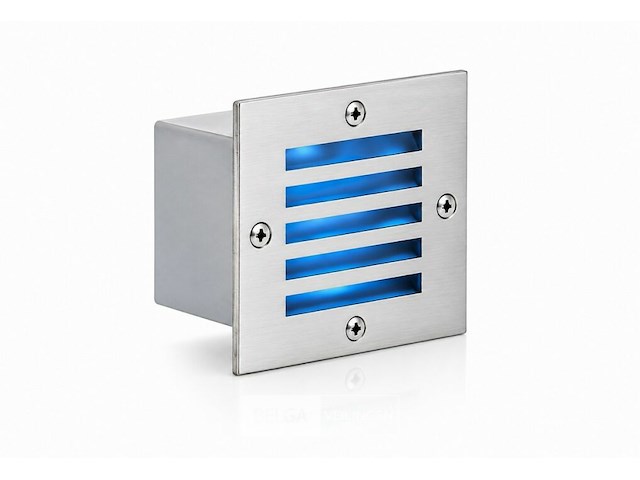 6 x led trapverlichting 3w - blauw – ip54 – akik - afbeelding 3 van  6