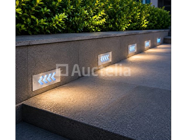 6 x led trapverlichting 3w - blauw – ip54 – beril - afbeelding 3 van  5