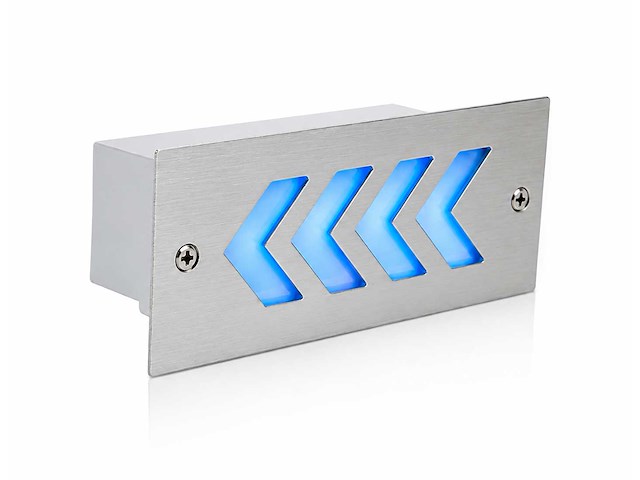 6 x led trapverlichting 3w - blauw – ip54 – beril - afbeelding 2 van  5
