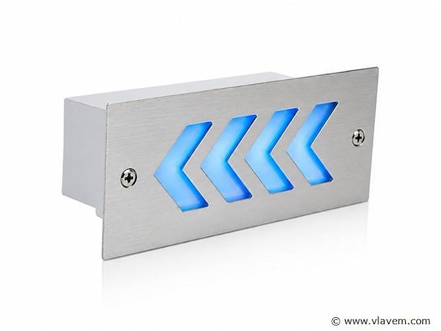 6 x led trapverlichting 3w - blauw – ip54 – beril - afbeelding 2 van  5