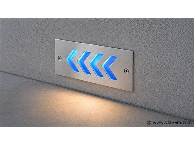 6 x led trapverlichting 3w - blauw – ip54 – beril - afbeelding 3 van  5