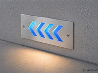 6 x led trapverlichting 3w - blauw – ip54 – beril - afbeelding 3 van  5