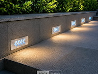 6 x led trapverlichting 3w - blauw – ip54 – beril - afbeelding 2 van  6