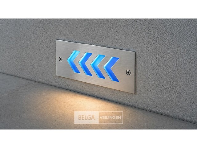 6 x led trapverlichting 3w - blauw – ip54 – beril - afbeelding 4 van  6
