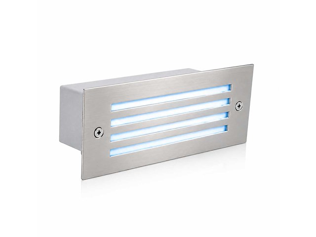 6 x led trapverlichting 3w - blauw – ip54 – oltu - afbeelding 2 van  5