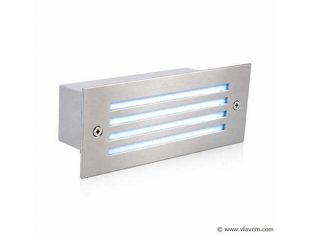 6 x led trapverlichting 3w - blauw – ip54 – oltu - afbeelding 2 van  5