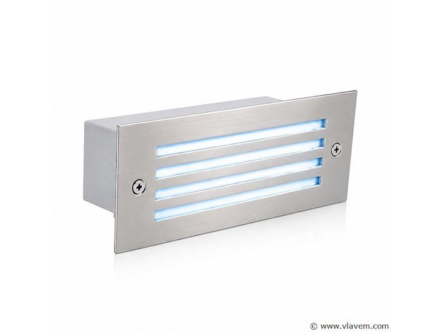 6 x led trapverlichting 3w - blauw – ip54 – oltu - afbeelding 2 van  5