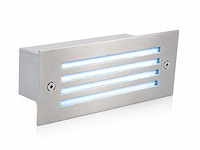 6 x led trapverlichting 3w - blauw – ip54 – oltu - afbeelding 2 van  5