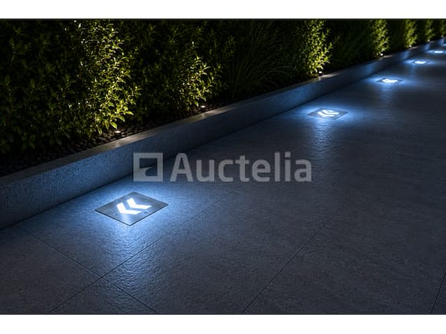 6 x led trapverlichting 3w - blauw – ip54 – oniks - afbeelding 4 van  5
