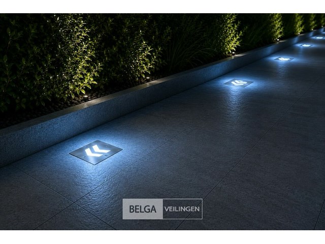 6 x led trapverlichting 3w - blauw – ip54 – oniks - afbeelding 1 van  6
