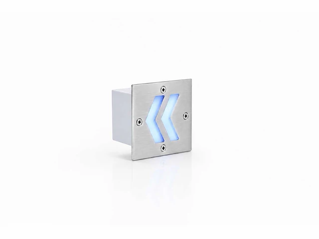 6 x led trapverlichting 3w - blauw – ip54 – oniks - afbeelding 2 van  5