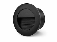 6 x led trapverlichting 3w – 3000k warm wit - rond – zwart – ip54 – icon-r - afbeelding 2 van  5