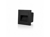 6 x led trapverlichting 3w – 3000k warm wit - vierkant – zwart – ip54 – icon-s - afbeelding 2 van  4